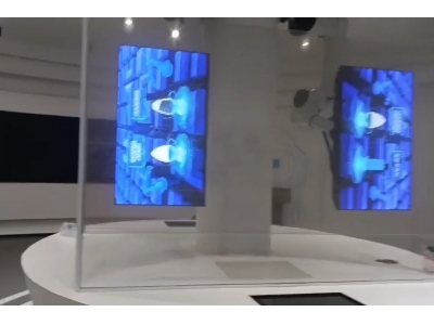 P6晶膜屏点亮展厅案例